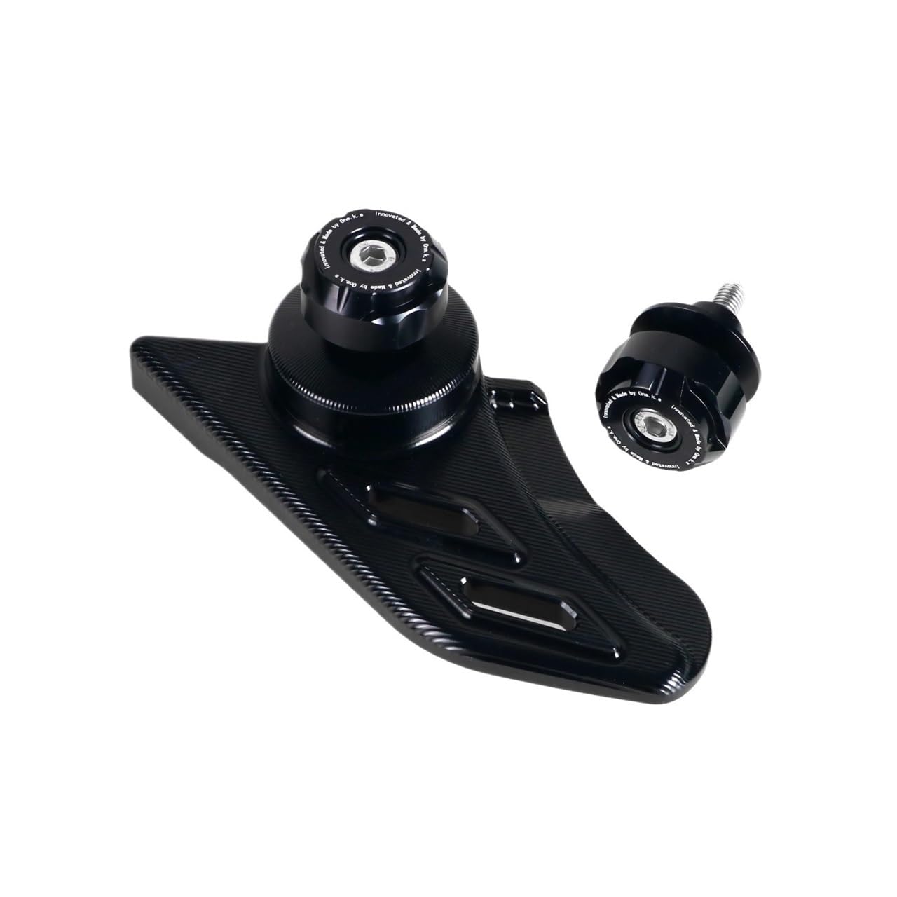 AXCAR Motorräder Universal Kettenschutz Für Für Kettenschutz Abdeckung(Black-M6-M8-M10) von AXCAR