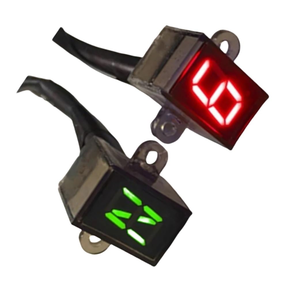 AXCAR Speed Gear Indicator Motorrad 6 Geschwindigkeit N-6 Digitale Ganganzeige Display Schalthebel Sensoren Ganganzeige von AXCAR