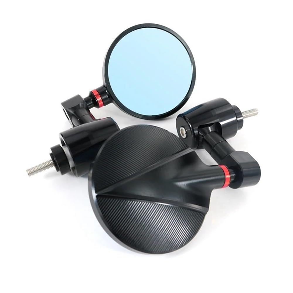 Für CB250F Für Hornet 250 Für CB600F Für Hornet 599 Für CB900F Motorrad Lenker Rearview Außenspiegel End Spiegel Rückspiegel Spiegel(Red) von AXCAR