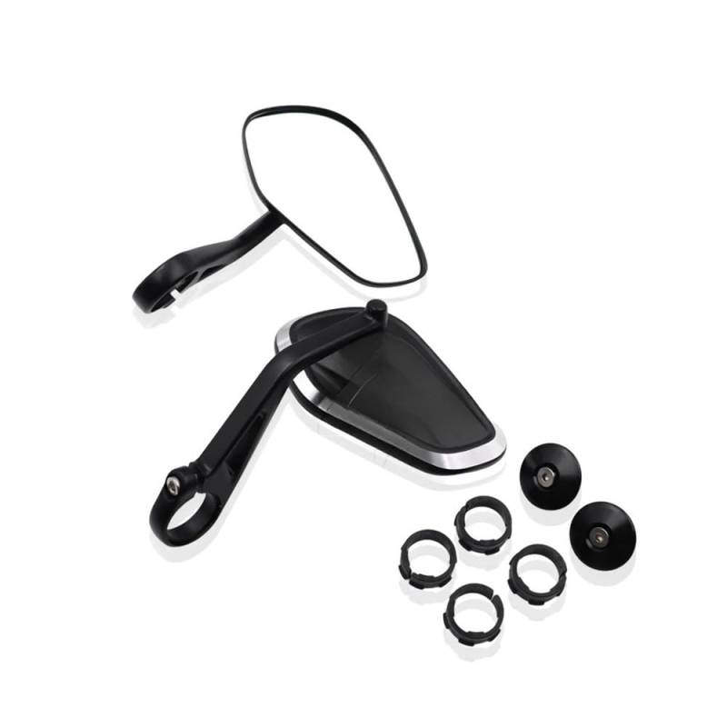 Für T&riumph Für Thruxton Für 765R Für 765RS S Motorrad CNC Lenker Lenker Rearview Außenspiegel Lenker End Spiegel Rückspiegel Spiegel(Color4) von AXCAR