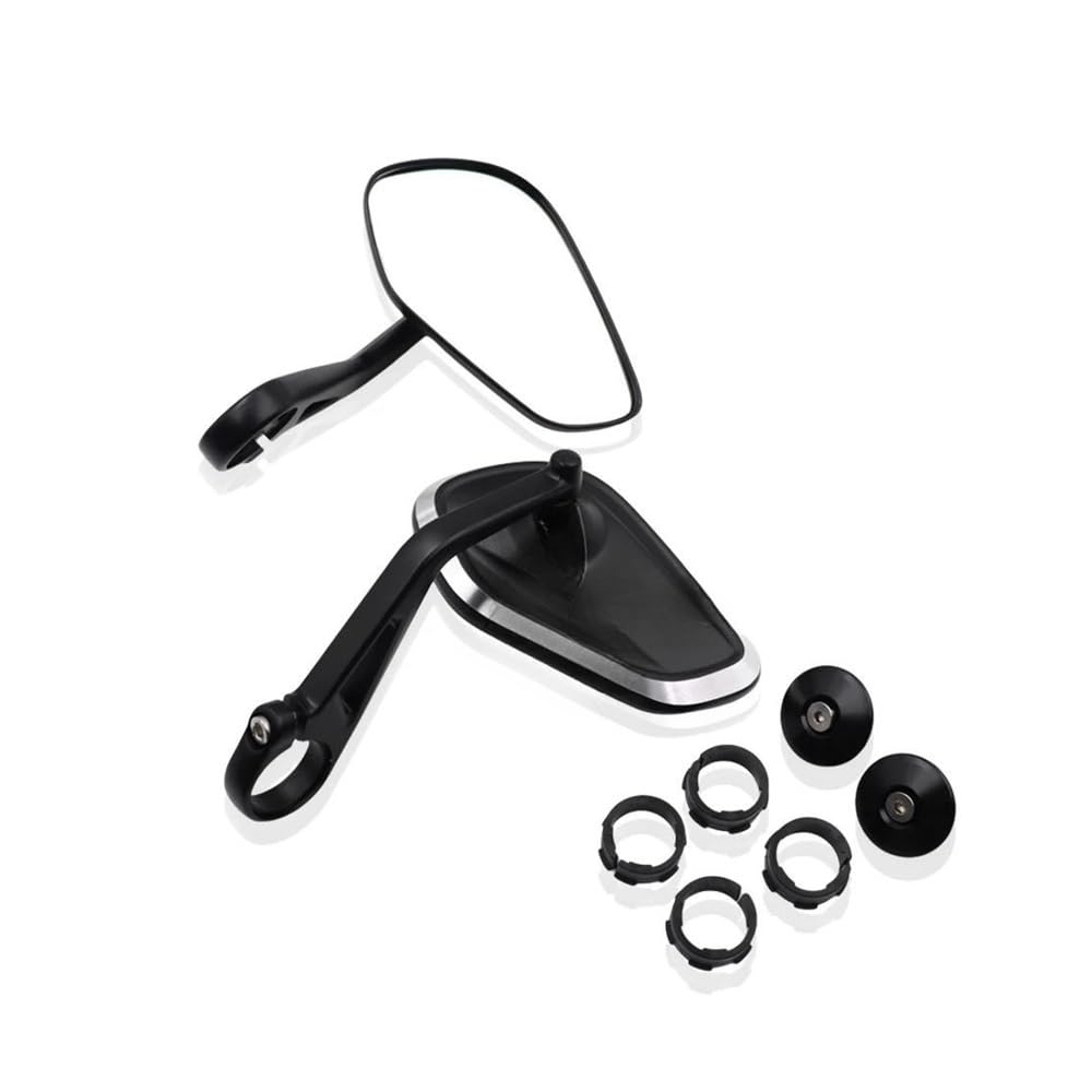 Für T&riumph Für Thruxton Für 765R Für 765RS S Motorrad Lenker Rearview Außenspiegel GRIFF End Spiegel Rückspiegel Spiegel(Color2) von AXCAR