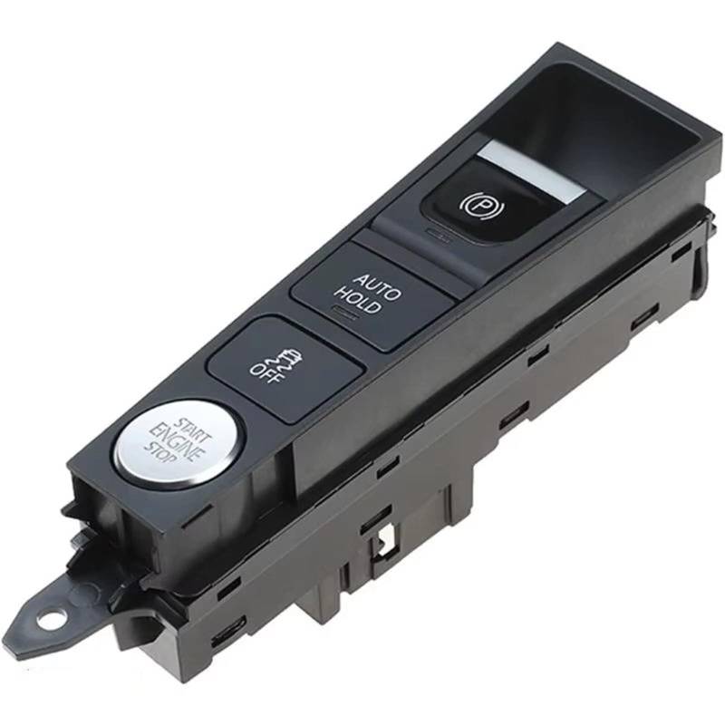 AXCDEVFC Auto Handbremsschalter Kompatibel Mit VW Für B7 2012‑2018 Elektronische Parkbremse Knopfunterstützung Steuerung Handbremse Dekoration Passender OEM:3AD927137B 3AD927137A von AXCDEVFC