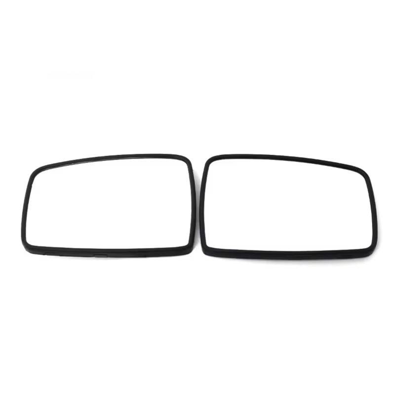 AXCDEVFC Flügelspiegelglas Kompatibel Mit Dodge Für Ram 1500 2500 2013–2018 Beheiztes Rückspiegelglas Klare Rückspiegel 68079362AA 68079363AA(1 Pair) von AXCDEVFC