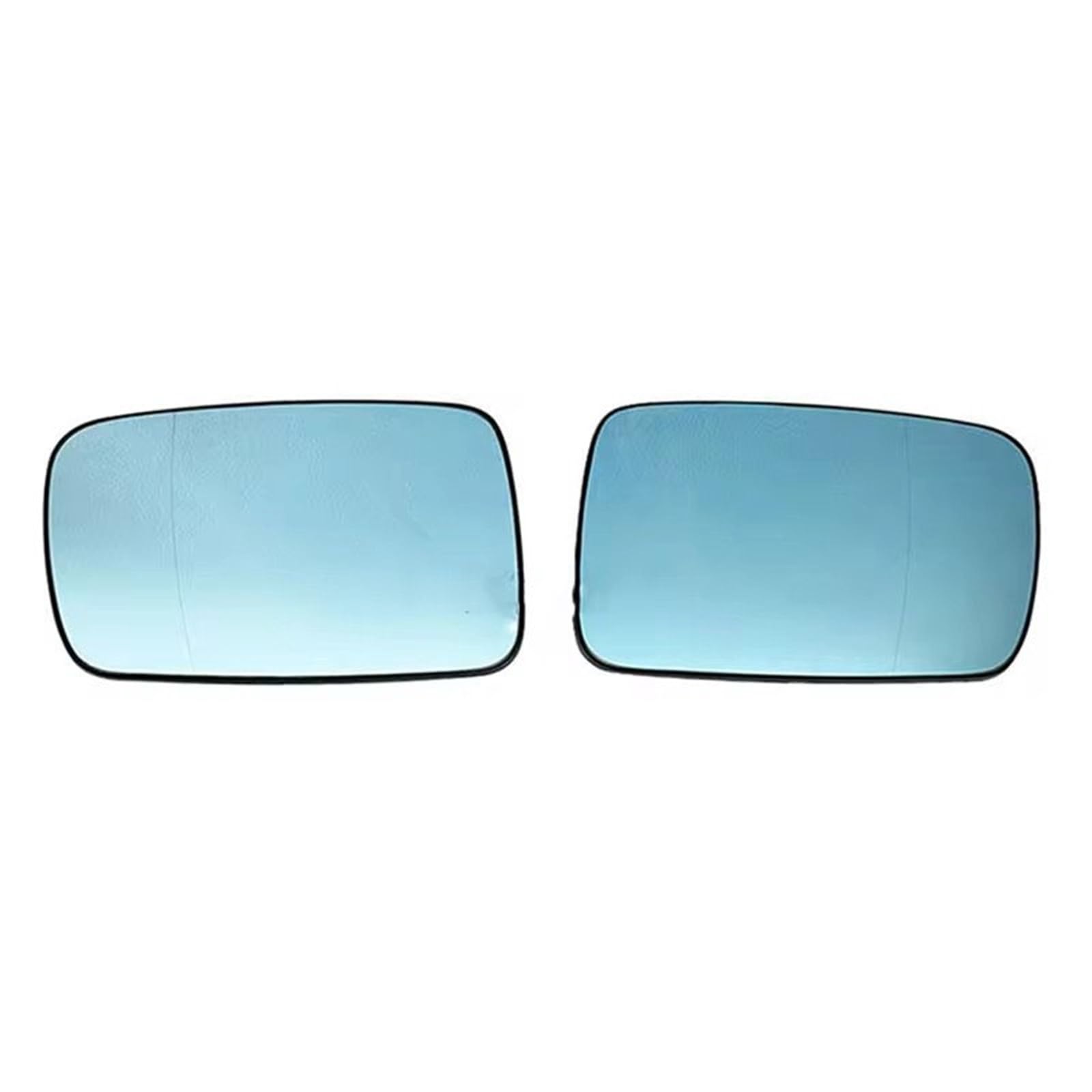 AXCDEVFC Flügelspiegelglas Kompatibel Mit Für 7er-Serie E65 E66 E67 2001 2002 2003–2008 Blaues Weitwinkel-Spiegelglas Für Die Automobilindustrie 51167028427 51167028428(Blue,1 Pair) von AXCDEVFC