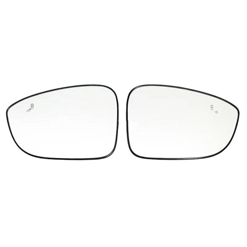 AXCDEVFC Flügelspiegelglas Kompatibel Mit Für Accord 10 11 Generation 2018–2024 Rückspiegel Blind Spot Hilfslinse Reflektor 76253-TVA-A01 76203-TVA-A21(1 Pair) von AXCDEVFC