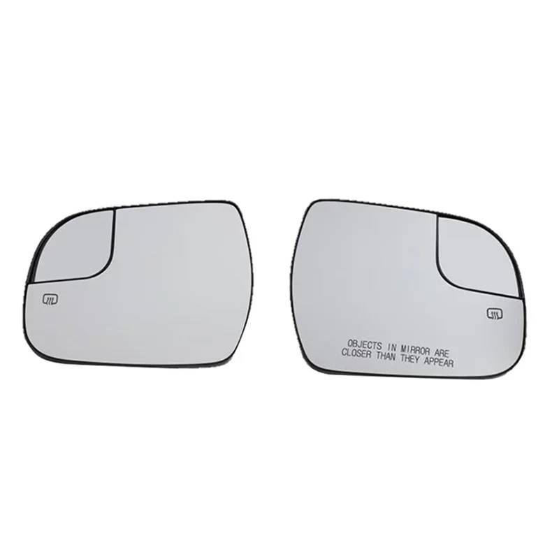 AXCDEVFC Flügelspiegelglas Kompatibel Mit Toyota Sienna 2014 2015 2016 2017 2018 2019 2020 Autozubehör Türseitenspiegelglas Mit Beheizter Linse(1 Pair) von AXCDEVFC