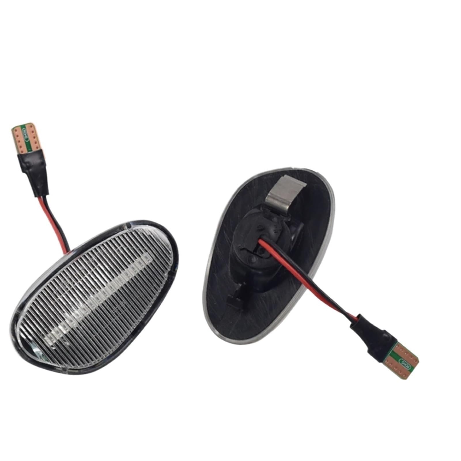 AXCDEVFC Rückspiegel Blinker Licht Kompatibel Mit ALFA FÜR Romeo 145 146 930 155 FÜR Spider GTV 60603161 60603162 Dynamische Seitenmarkierungs-Blinkerleuchte Blinker Repeater-Lampe(Dynamic Crystal) von AXCDEVFC