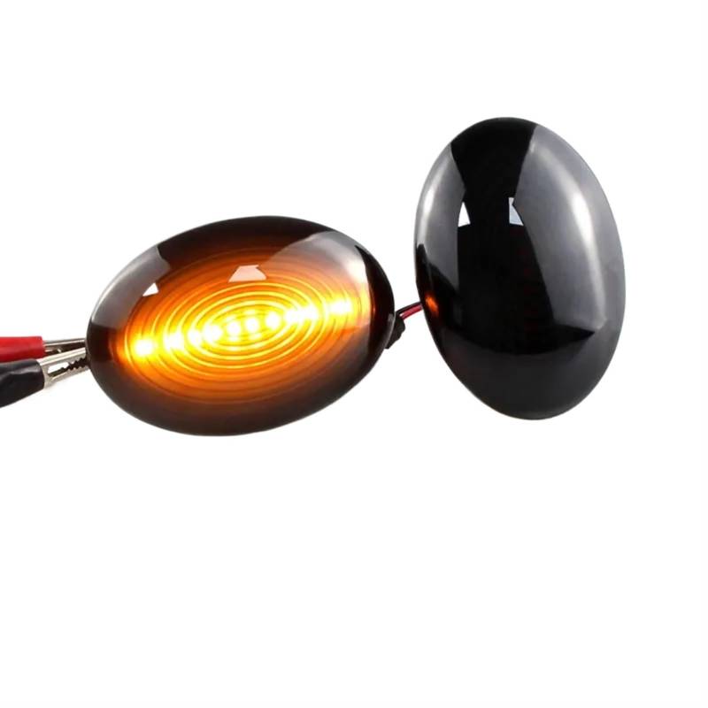 AXCDEVFC Rückspiegel Blinker Licht Kompatibel Mit Für Mini Für Cooper R56 R57 R58 R59 2007-2013 OEM CL-R56-LSM-SM Blinkendes Blinklicht Seitenmarkierungslicht Seitenblinker von AXCDEVFC