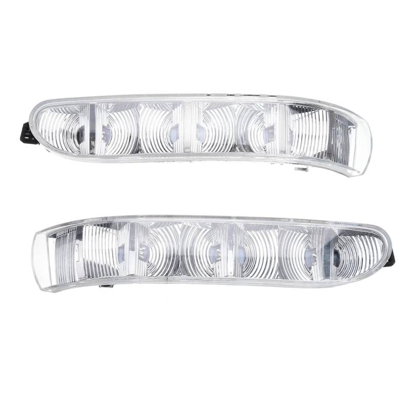 AXCDEVFC Rückspiegel Blinker Licht Kompatibel Mit Mercedes Für Benz Für CLS W220 W215 2003 2004 2005 2006 Seitenspiegellampe, Paar Autospiegel-Blinkerlicht 2208200521 2208200621 von AXCDEVFC