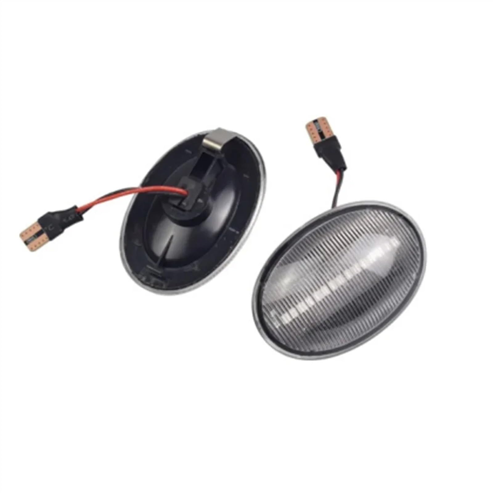 AXCDEVFC Rückspiegel Blinker Licht Kompatibel Mit Mini Für R57 Für Cabrio 2009 2010-2015 Für R58 Für Coupe 2011-2015 Blinker 2 STK Lichter Kotflügel Seitenmarkierungsleuchten(Crystal Type) von AXCDEVFC