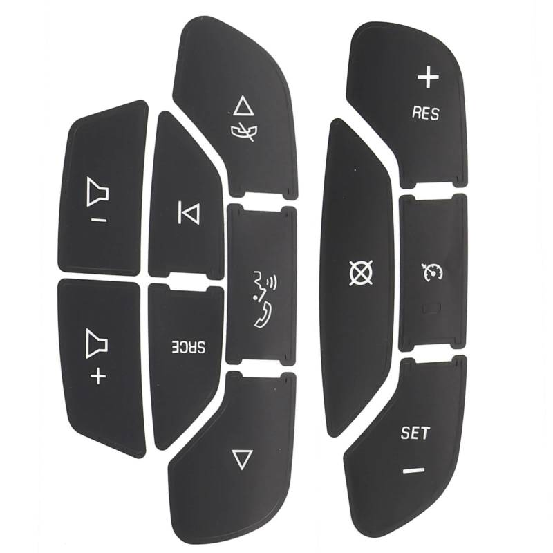 AXCDEVFC Switch Knopf Aufkleber Kompatibel Mit Tahoe Für Yukon 2007 2008 2009 2010 2011 2012 2013 2014 Interne Tastenaufkleber Tastenaufkleber-Reparaturset Schalteretikettensatz von AXCDEVFC