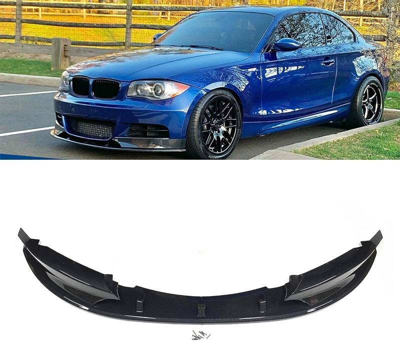 AXEP Car Frontspoiler für BMW 1 Series E82 E88 M Sport 2007-2013, Auto Frontstoßstange Splitter Lip Spoilerlippe Splitter,Styling Antikollisions Zubehör von AXEP