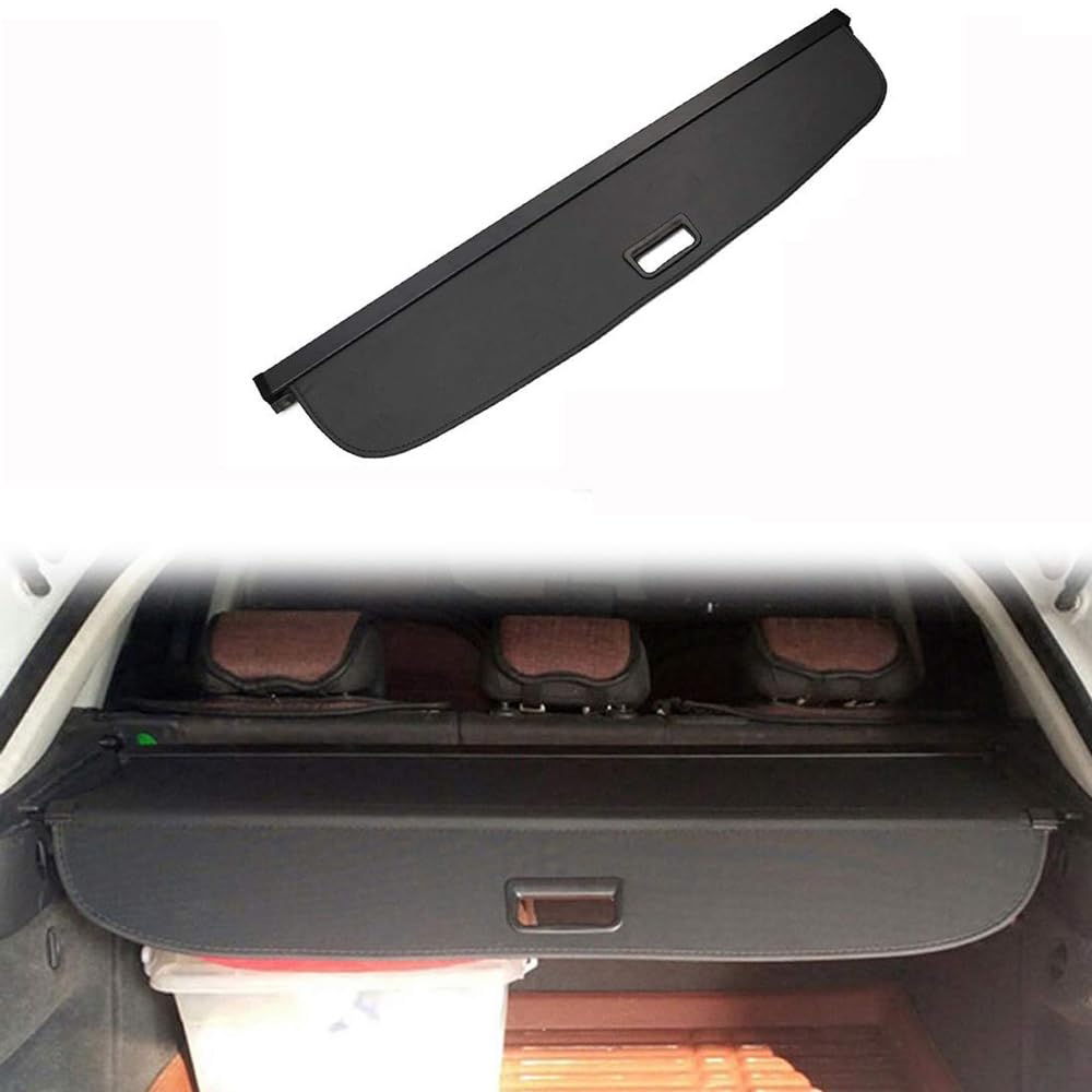 Einziehbarer Auto Laderaumabdeckung Rollo Netze für Equinox 2010 2011 2012 2013 2014 2015 2016 2017,Hinteres Cargo Cover,Kofferraumabdeckung Vorhang,Autozubehö von AXEP