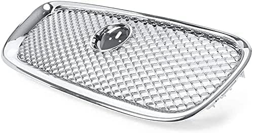 Front- & Kühlergrille für Jaguar XF XFR 2012 2013 2014 2015,Kühlergrill Chrome Grille Nieren-Frontstoßstange Grill Abdeckung Ersatz Autoteile,A/Silver von AXEP