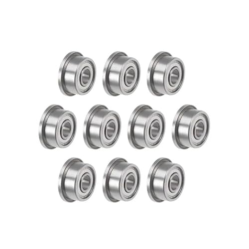 10PCS F604 to F699 Flange Bearing F607 F608 F623 F624 F625 F626 F635 F684 F688 F693 F695 F698 ZZ Z 2Z Deep Groove Ball Bearings AXHNGUQB(ABEC-5_F692ZZ-2X6X3MM) von AXHNGUQB