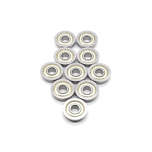 10PCS F607zz 7x19x6mm F607 F1970zz ABEC-7 Deep Groove Ball Bearing Miniature with Flange AXHNGUQB von AXHNGUQB