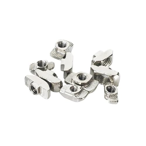 15pcs M3 M4 M5 M6 T nut Hammer Head Nut Bolt Nickel Plated for 3030 4040 4545 Aluminum Profile with Slot Groove 8mm AXHNGUQB(30S,M3) von AXHNGUQB