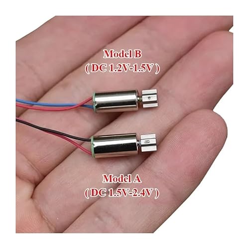 6mm*12mm Coreless Vibration electronic starter DC 1.2V 1.5V 2.4V 612 Vibrating Vibrator electronic starter DIY Toothbrush Toy Massager AXHNGUQB(Model B DC 1.2V-1.5V) von AXHNGUQB