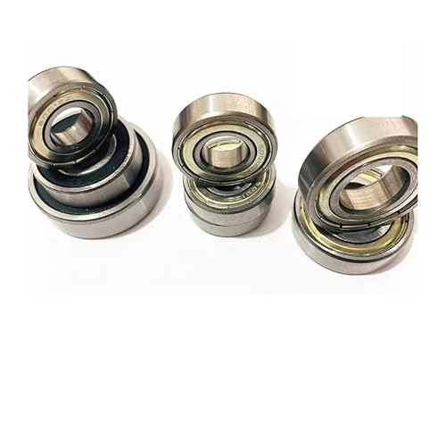 Bearing Steel 1 or 2pcs 6000zz rs 6001ZZ 6002RS 6003-2Z 6004Z 6005-2RS ZZ RS RZ 2RZ Deep Groove Ball Bearings AXHNGUQB(6001zz,One Size) von AXHNGUQB