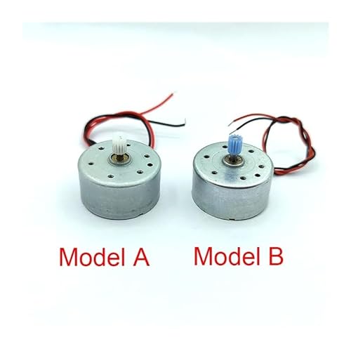 DC3V-12V 6V 9V 7000RPM Small Mute Round Spindle electronic starter Precious Metal Brush Engine DIY Toy Model Scientific Experimental Research AXHNGUQB(Model A) von AXHNGUQB