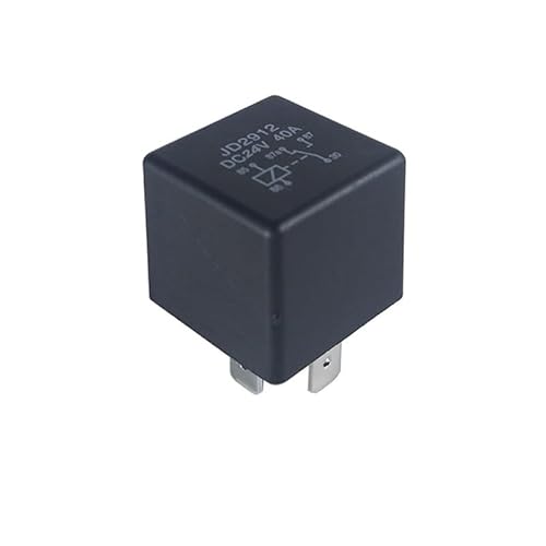 JD2912 40A Car Relay 5 Pins DC12V 24V 72V Coil Vehicle Changeover Relay with Socket AXHNGUQB(DC24V) von AXHNGUQB