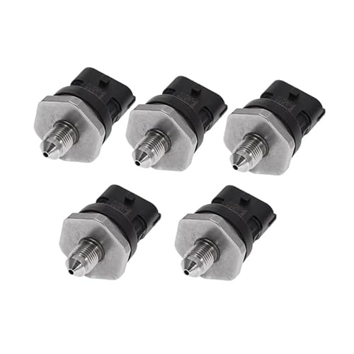 L80718211 Fuel Rail Pressure Sensor 0261545074 2598948 0261545006 0261545053 AXHNGUQB(SilverBlack 5Pcs) von AXHNGUQB