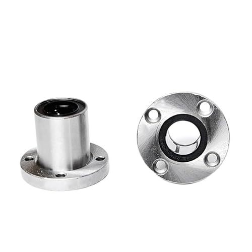 Round Flange linear Motion Bearings LMF6UU LMF8UU LMF10UU LMF12UU LMF13UU LMF16UU LMF20UU LMF25UU LMF30UU LMF35UU LMF40/50/60UU AXHNGUQB(LMF6UU 6X12X19) von AXHNGUQB