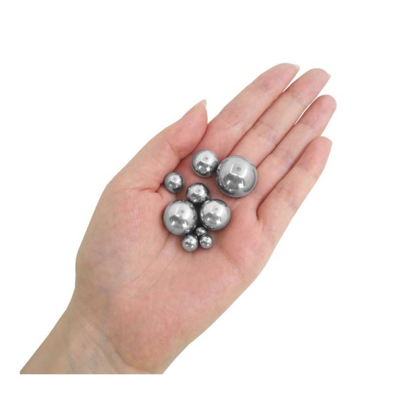 Solid 304 Stainless Steel Ball Dia 0.4mm 0.5mm 0.9mm- 10mm Round Ball High Precision Bearing Balls Smooth Ball AXHNGUQB(100pcs,8mm) von AXHNGUQB