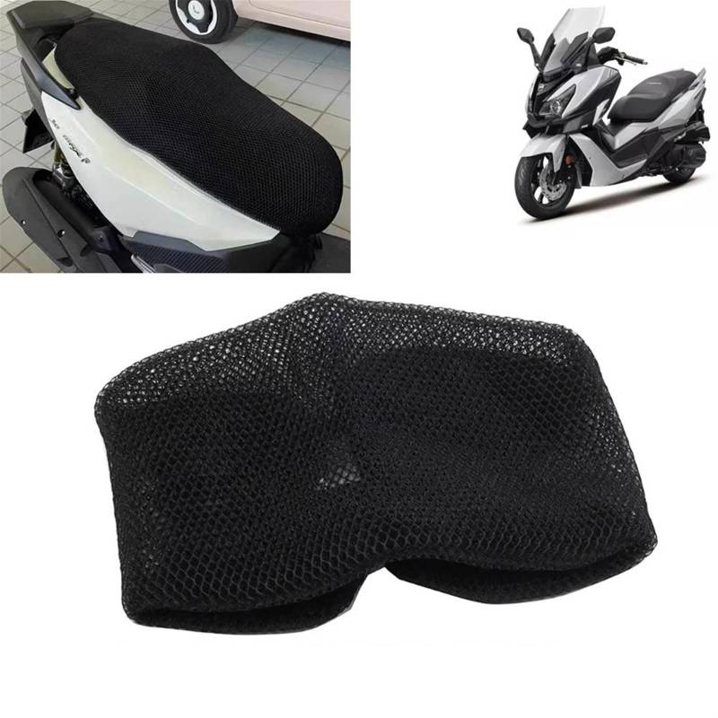 AXIAOLIN Atmungsaktiv Atmungsaktive Motorrad-Sitzkissenbezug Schutzfolie 3D-Sonnenschutz Mesh-Pad-Schutz Für SYM CRUISYM 300 JOYMAX Z 300 Z300 von AXIAOLIN