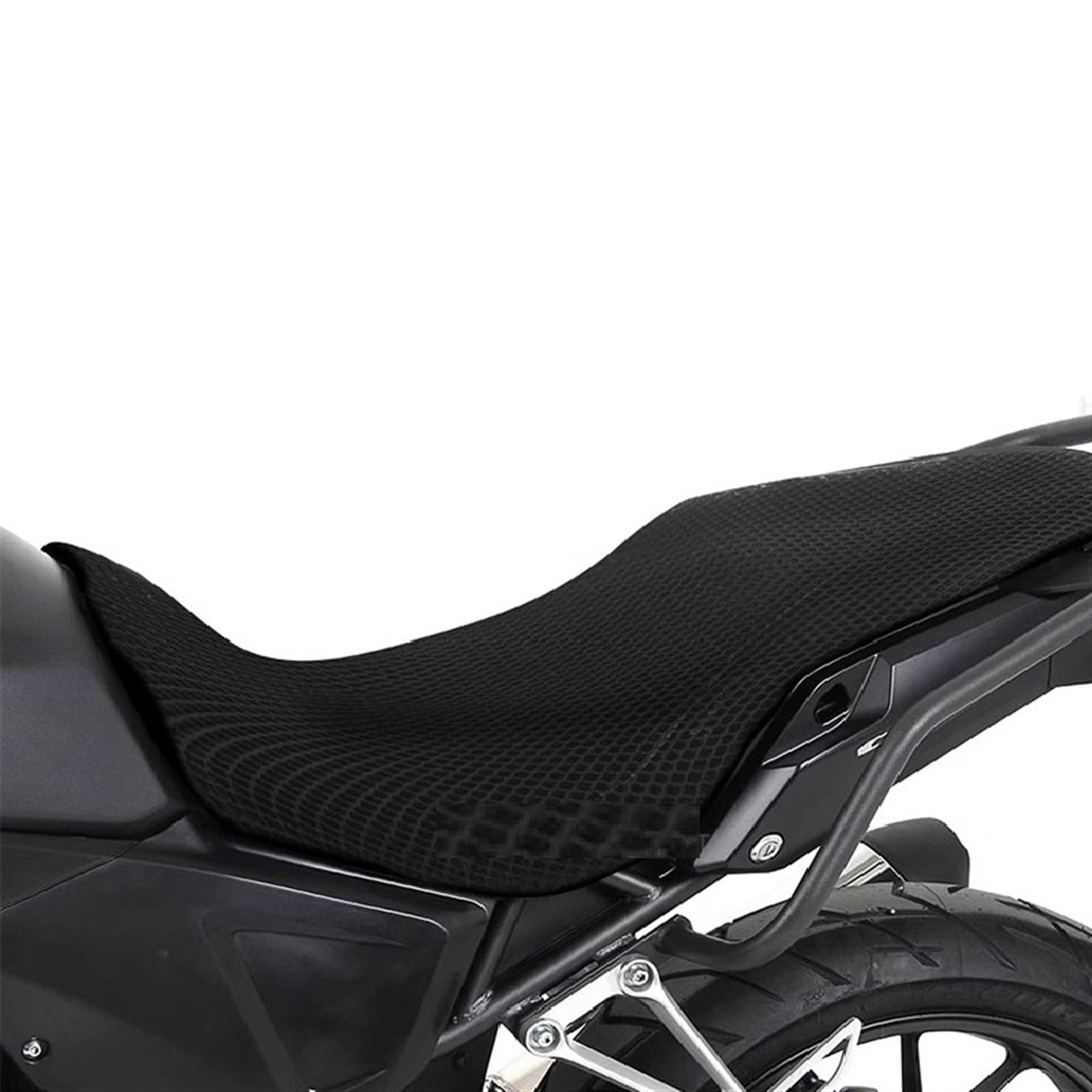 AXIAOLIN Atmungsaktiv Motorrad-Sitzbezug Passend Für CB500X, Ganzjähriger Sonnenschutz, Sitzkissenbezug, 3D-Sonnenschutznetz, Sitzkissenbezug, Netzbezug von AXIAOLIN