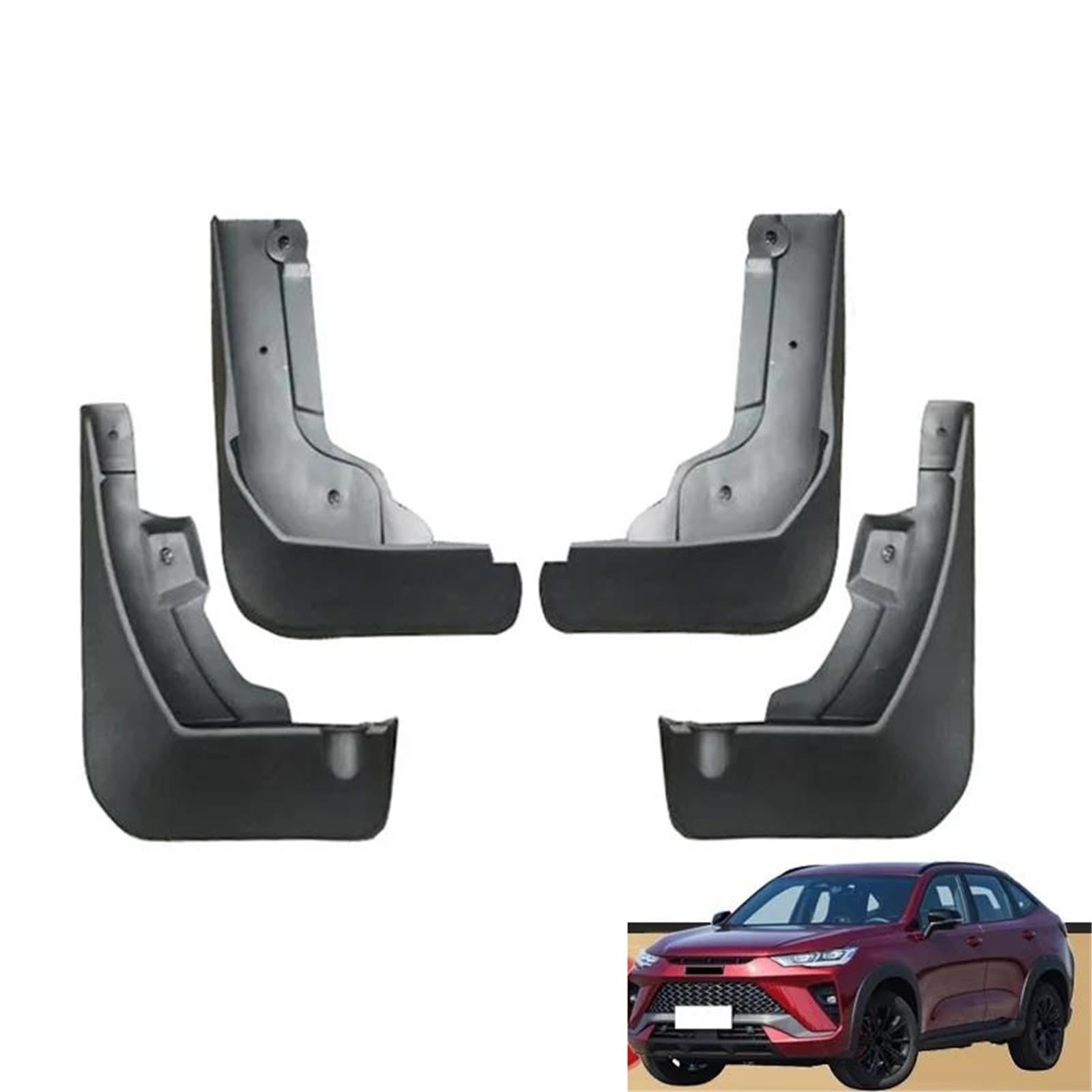 Autoteile Vorne Hinten Kotflügel Splash Guards Schmutzfänger Zubehör Auto Kotflügel Für Great Wall Haval H6 GT H6GT 2022 2023- von AXIAOLIN