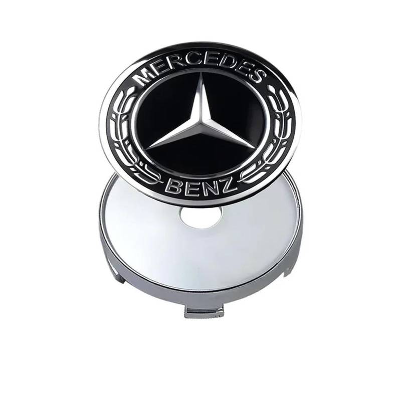 Cool 4X 60MM Auto Styling Rad Mitte Abdeckungen Radkappen Ersatz Für Benz AMG W203 W204 W205 W209 W210 W211 W212 W176 W166(1) von AXIAOLIN