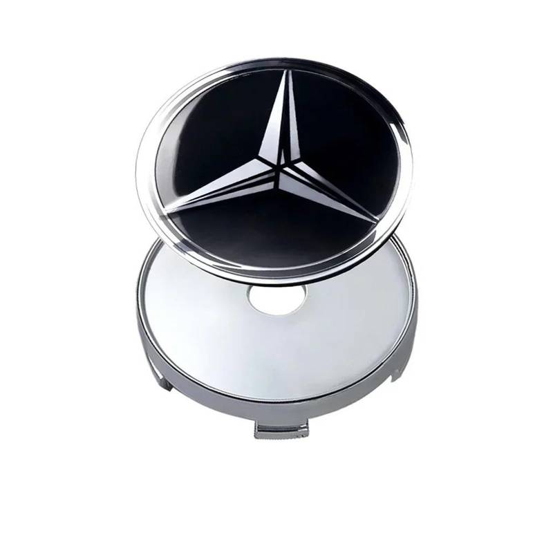 Cool 4X 60MM Auto Styling Rad Mitte Abdeckungen Radkappen Ersatz Für Benz AMG W203 W204 W205 W209 W210 W211 W212 W176 W166(5) von AXIAOLIN