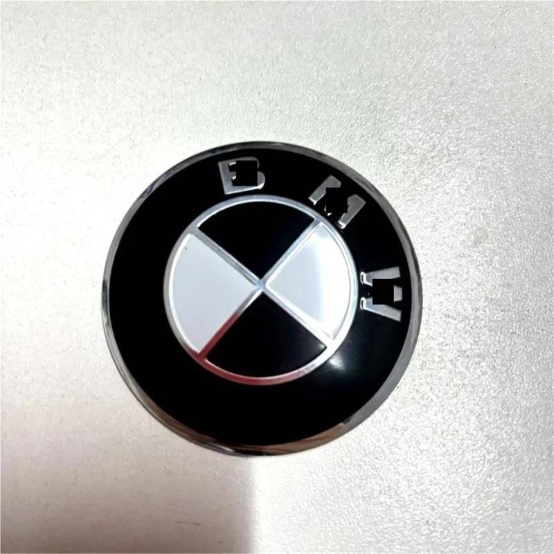 Cool Für X3 X5 F10 F01 F20 F30 E34 E36 E87 E39 E60 E46 E91 E92 4 Stücke 56mm 65mm Blau Weiß Auto Radnabe Mittelkappen Abdeckung Emblem(A,65mm) von AXIAOLIN