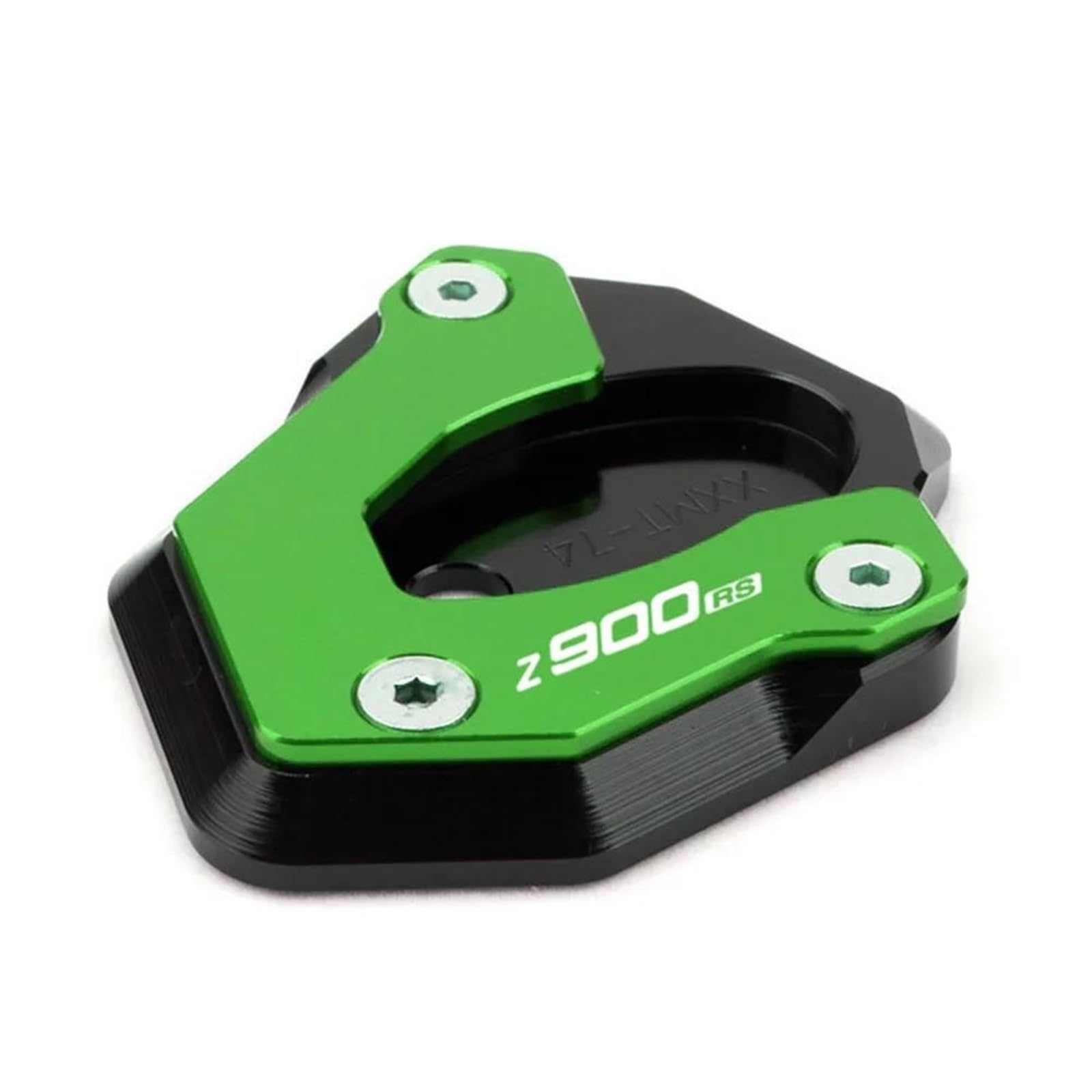 Ein Muss für Motorradliebhaber Für 899 959 1199 1299 V2 Panigale Motorrad Zubehör CNC Kickstand Seitenständer Ständer Verlängerung Enlarger Pad(Green) von AXIAOLIN