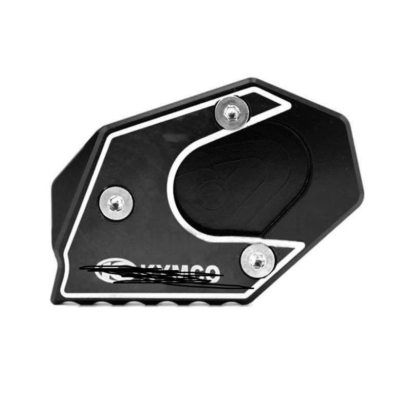 Ein Muss für Motorradliebhaber Für Downtown 200i 300i 350i 300 350 Xciting 250 300 Motorrad CNC Kickstand Fuß Seitenständer Verlängerung Pad Stützplatte(Black-A) von AXIAOLIN