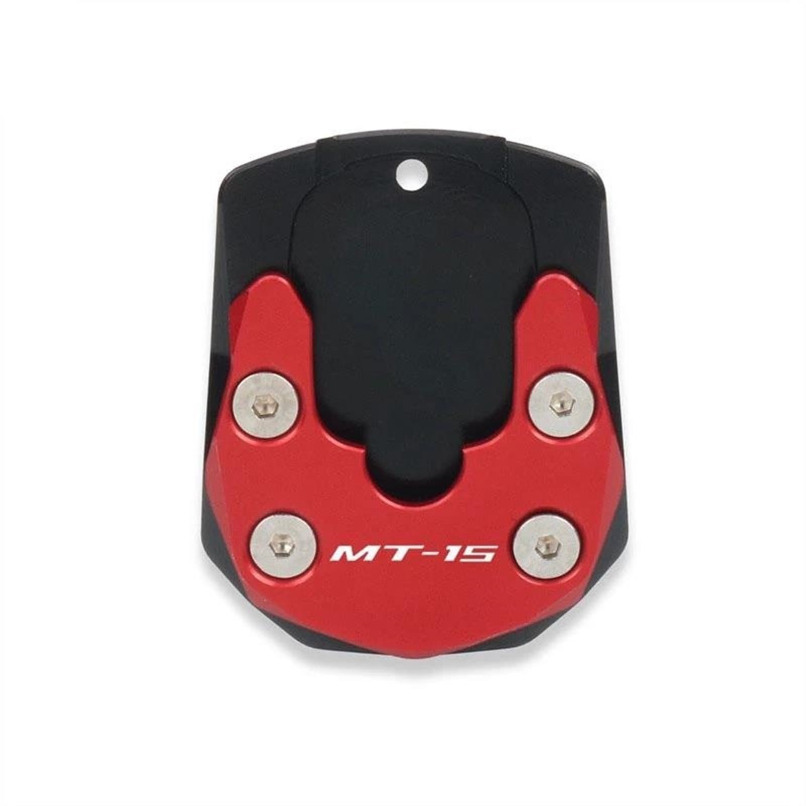 Ein Muss für Motorradliebhaber Für MT-15 ABS MT15 MT 15 2019-2021 Motorrad CNC Kickstand Fuß Seite Ständer Verlängerung Pad Unterstützung Platte Vergrößern(Red) von AXIAOLIN