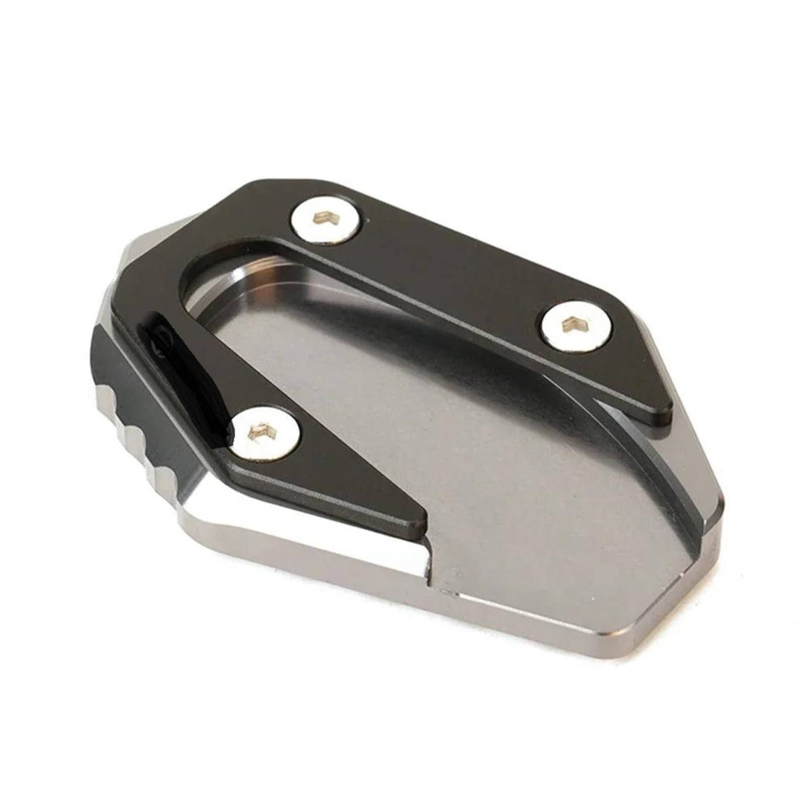 Ein Muss für Motorradliebhaber Für MT03 MT-03 R3 YZF R3 YZF-R3 2014-2024 YZF-R25 MT25 Motorrad Kickstand Fuß Seitenständer Verlängerung Pad Stützplatte(Titanium) von AXIAOLIN