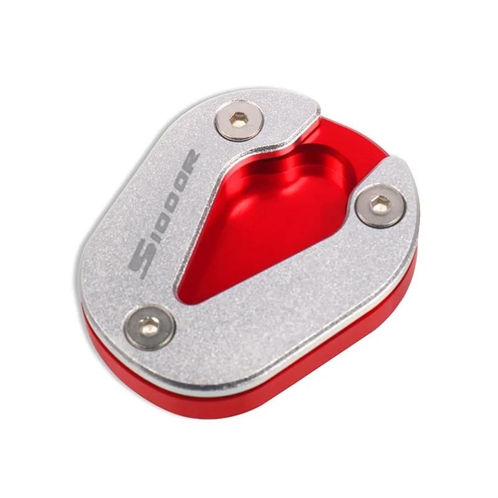 Ein Muss für Motorradliebhaber Für S1000R S1000 RS 1000 RS 1000R 2021-2023 Motorrad CNC Kickstand Seitenständer Ständerverlängerung Vergrößerungspad(Red) von AXIAOLIN