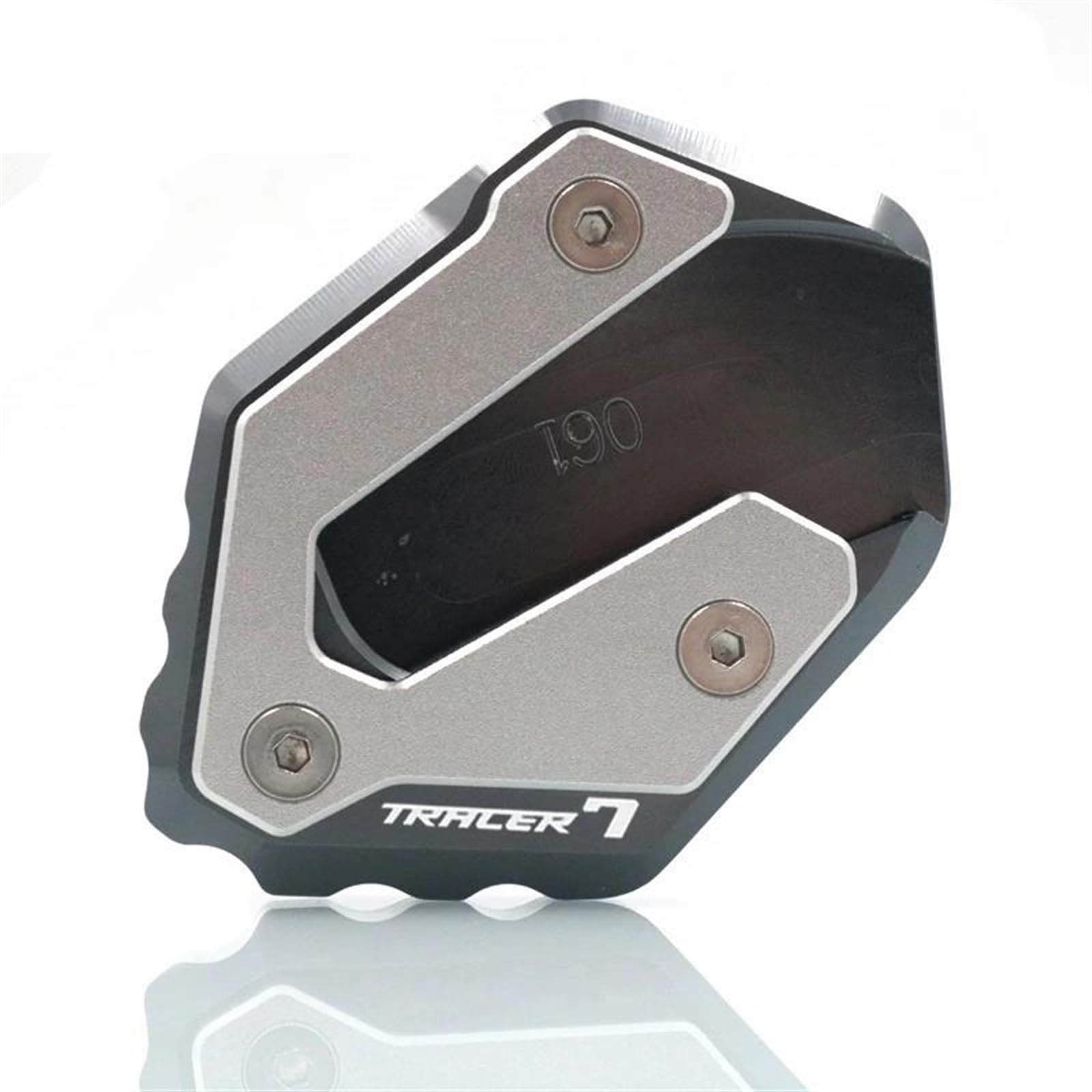 Ein Muss für Motorradliebhaber Für TRACER 7GT Tracer 700 GT Motorrad CNC Kickstand Fuß Seite Stehen Verlängerung Pad Unterstützung Platte Vergrößern(Tracer 7 Titanium) von AXIAOLIN