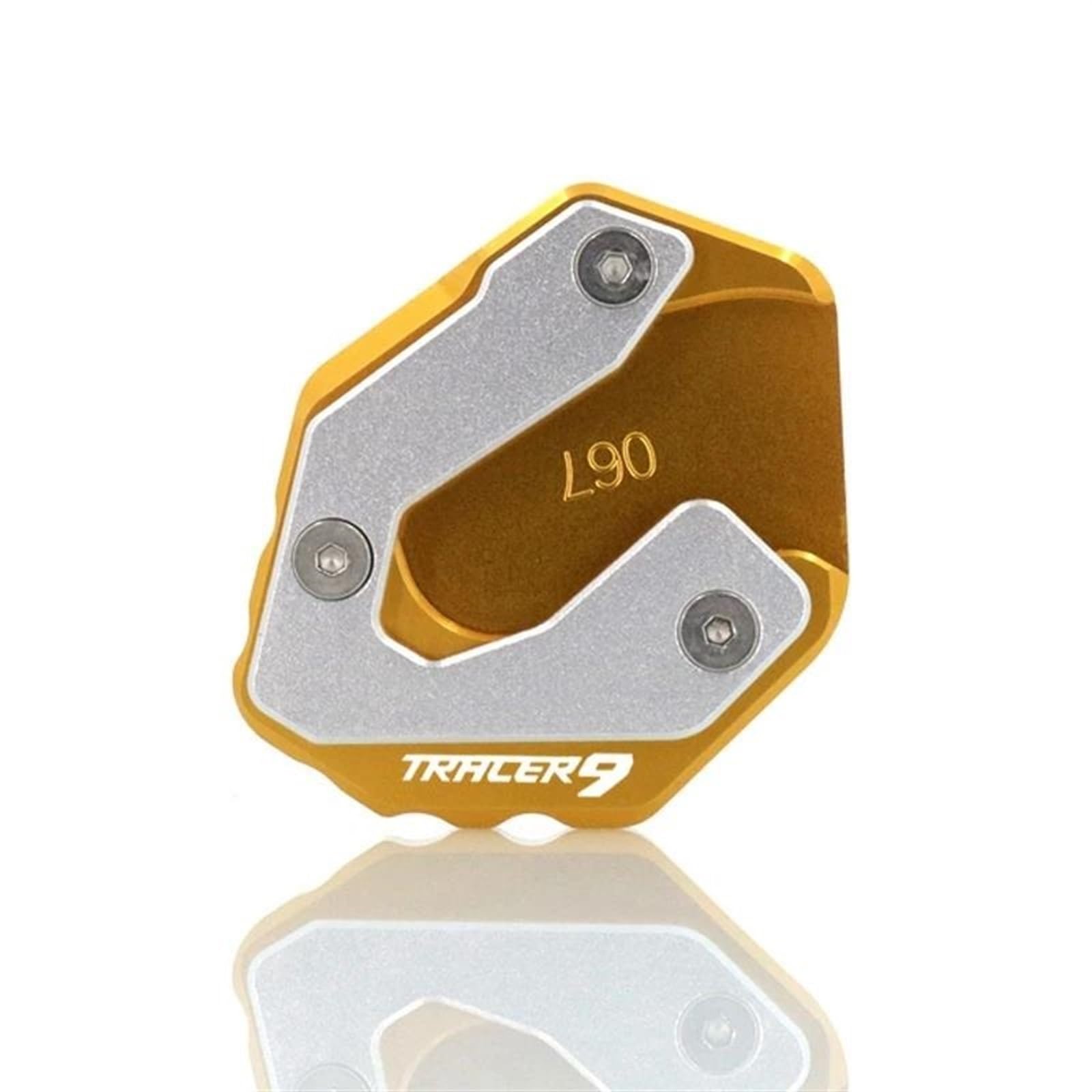 Ein Muss für Motorradliebhaber Für TRACER 9 TRACER 9GT 2021-2022 Motorrad CNC Kickstand Fuß Seite Stehen Verlängerung Pad Unterstützung Platte Vergrößern(Tracer 9 Gold) von AXIAOLIN