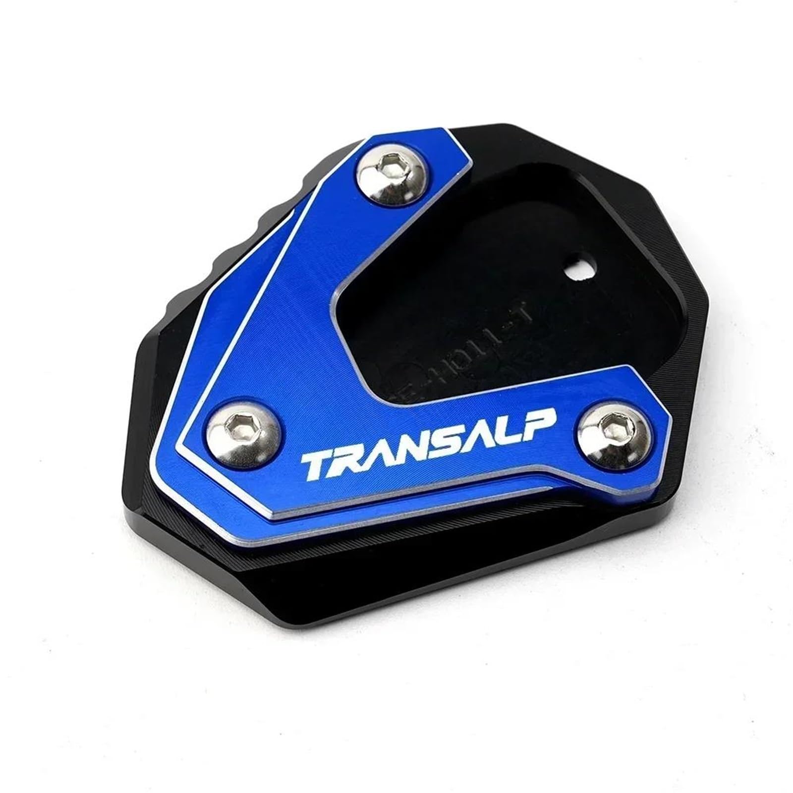 Ein Muss für Motorradliebhaber Für TRANSALP XL600V XL650 XLV 600 650 700 Motorrad Zubehör CNC Kickstand Fuß Seite Stehen Verlängerung Pad Unterstützung Platte(Blue) von AXIAOLIN