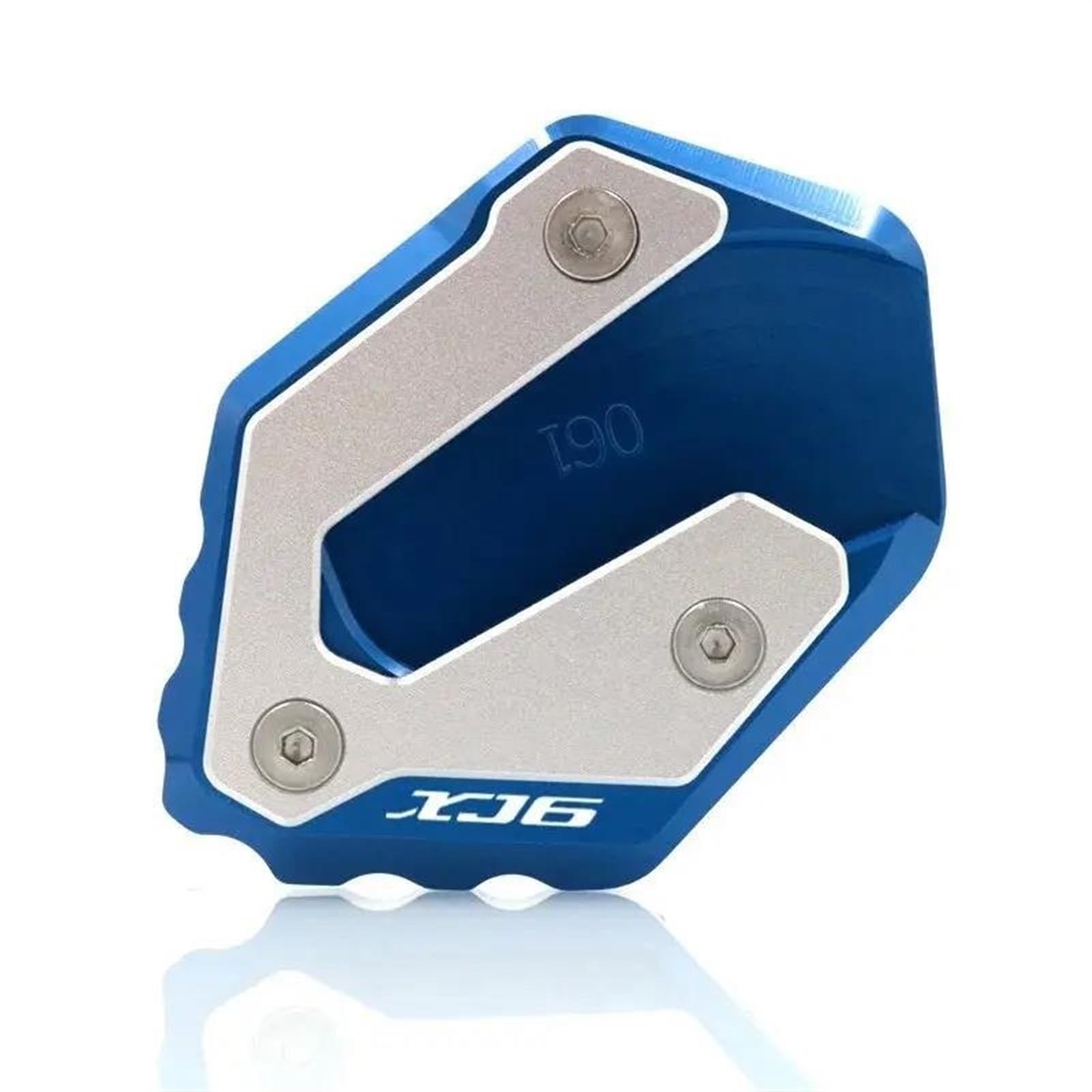 Ein Muss für Motorradliebhaber Für XJ6 XJ6F XJ6N DIVERSION 2009-2015 Motorrad CNC Kickstand Fuß Seitenständer Verlängerung Pad Stützplatte Vergrößern Ständer(Blue) von AXIAOLIN