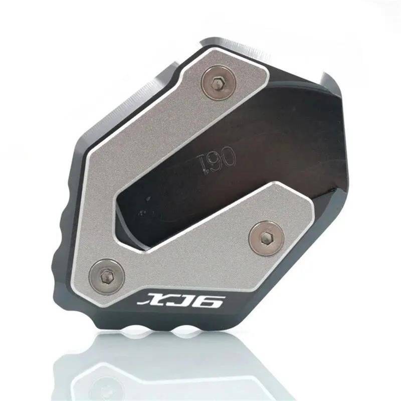 Ein Muss für Motorradliebhaber Für XJ6 XJ6F XJ6N DIVERSION 2009-2015 Motorrad CNC Kickstand Fuß Seitenständer Verlängerung Pad Stützplatte Vergrößern Ständer(Titanium) von AXIAOLIN