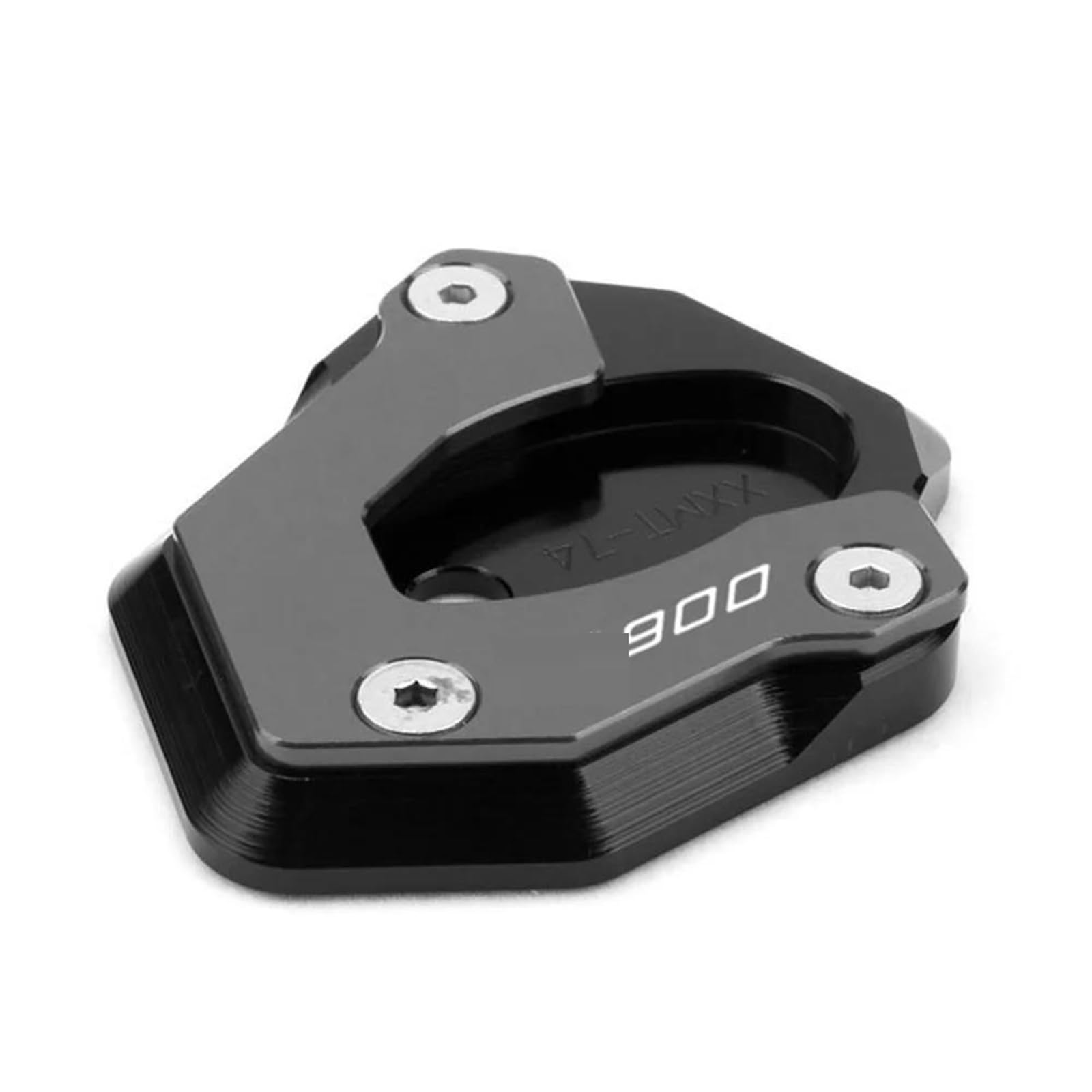 Ein Muss für Motorradliebhaber Für Z650 Z900 Z900RS Z 650 900 2017-2023 Motorrad CNC Kickstand Fuß Seitenständer Verlängerung Pad Stützplatte(Z900 Titanium) von AXIAOLIN