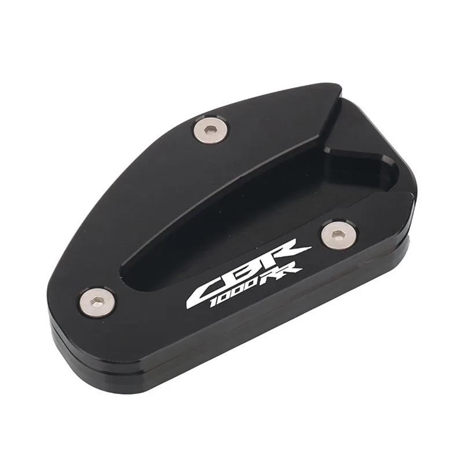 Ein Muss für Motorradliebhaber Motorrad CNC Kickstand Fuß Seitenständer Verlängerung Pad Stützplatte Für CBR1000RR CBR 1000RR CBR1000 RR 2017-2021(CBR1000RR-Black) von AXIAOLIN