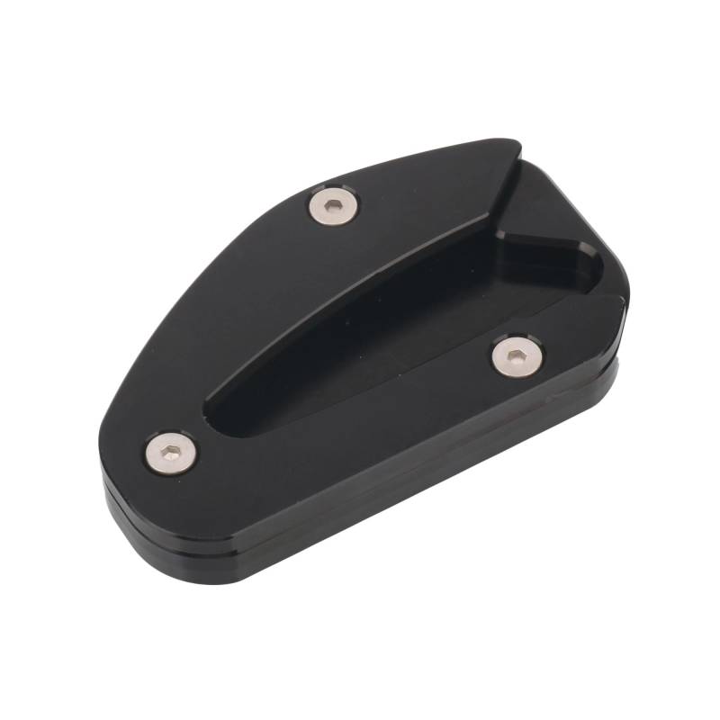 Ein Muss für Motorradliebhaber Motorrad CNC Kickstand Fuß Seitenständer Verlängerung Pad Stützplatte Für CBR1000RR CBR 1000RR CBR1000 RR 2017-2021(NO LOGO-Black) von AXIAOLIN