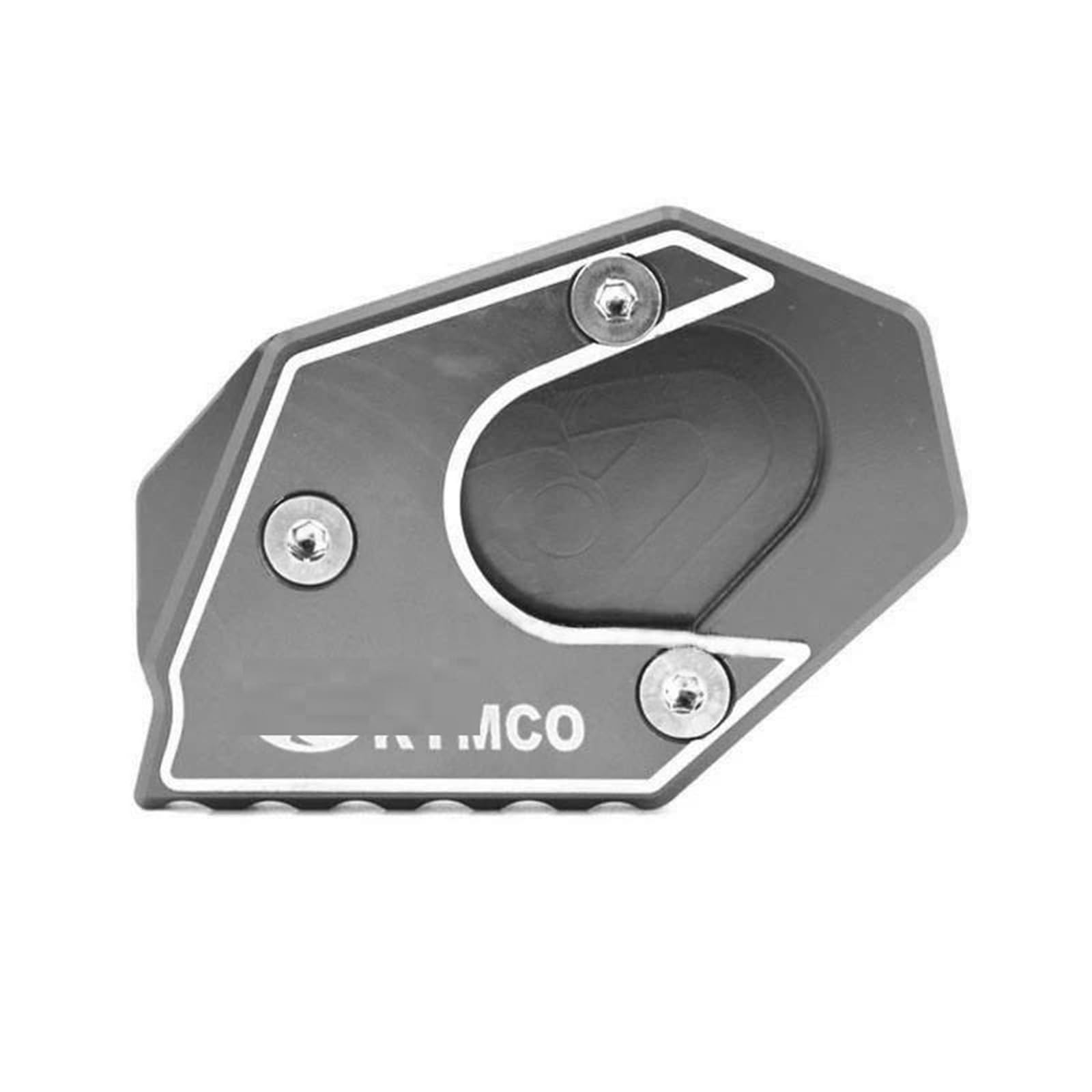 Ein Muss für Motorradliebhaber Motorrad CNC Kickstand Fuß Seitenständer Verlängerung Pad Stützplatte Für Downtown 200i 300i 350i 300 350 Xciting 250 300(Titanium-A) von AXIAOLIN