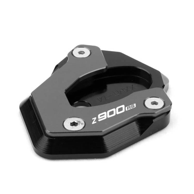 Ein Muss für Motorradliebhaber Motorrad CNC Kickstand Fuß Seitenständer Verlängerung Pad Stützplatte Für Z650 Z900 Z900RS Z 650 900 2017-2023(Z900RS Titanium) von AXIAOLIN