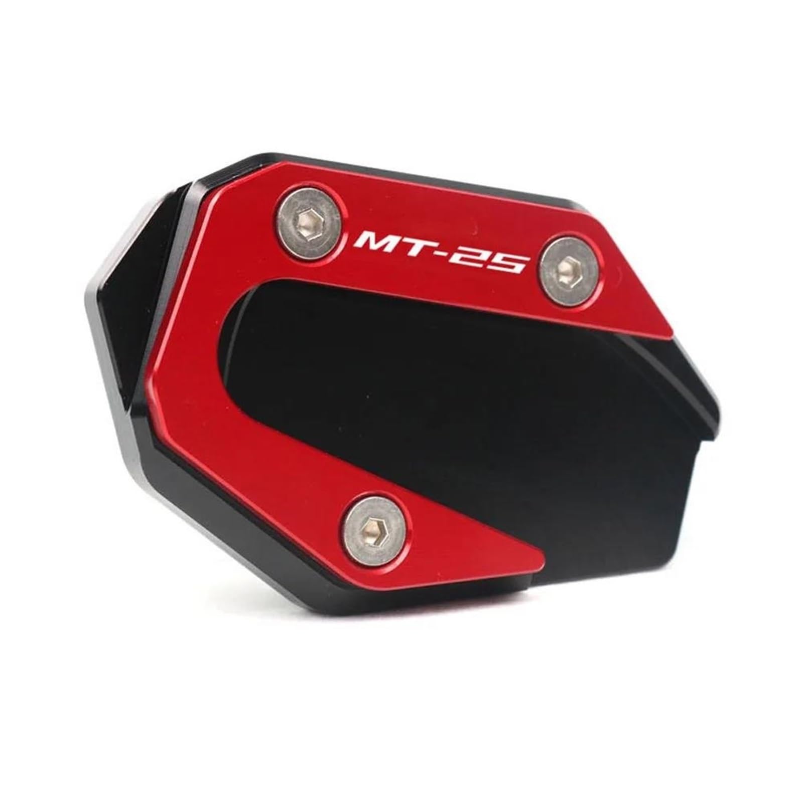 Ein Muss für Motorradliebhaber Motorrad CNC Kickstand Fuß Seitenständer Verlängerung Pad Stützplatte Vergrößern Für YZF-R3 YZF-R25 MT-03 MT-25 YZF MT R3 R25(MT-25 Red) von AXIAOLIN